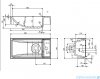 Omnires umywalka wisząca/nablatowa 50x25cm biała CORFUBP